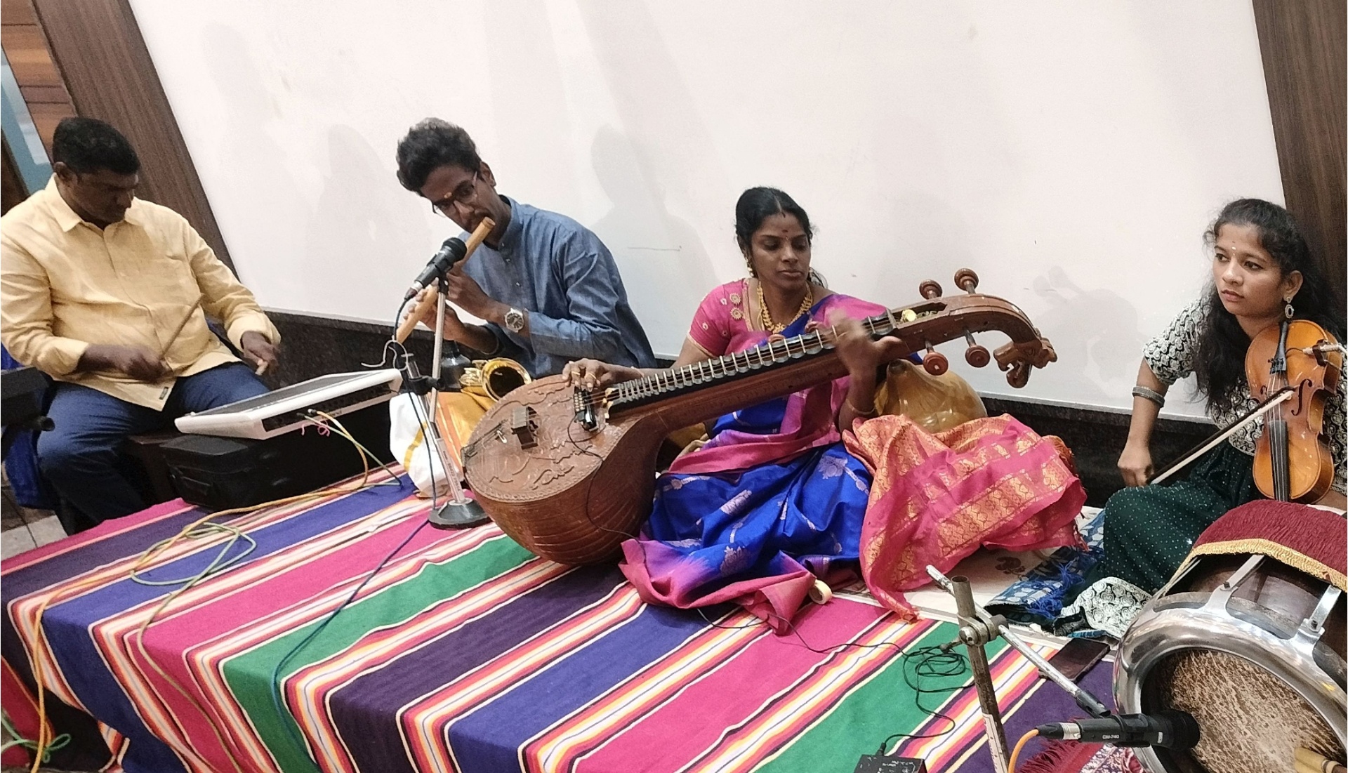 Nadaswaram artist performing